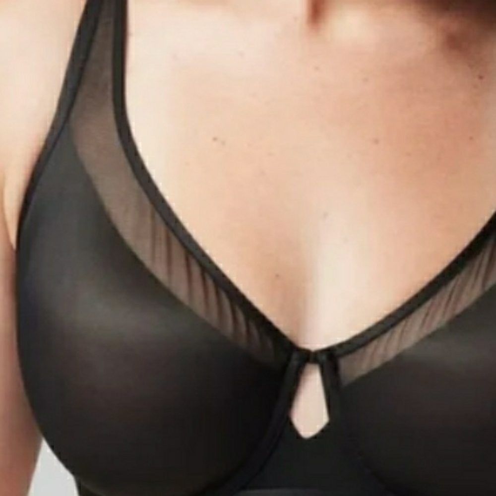 Soma Black Sheer Unbelievable Lift Bra